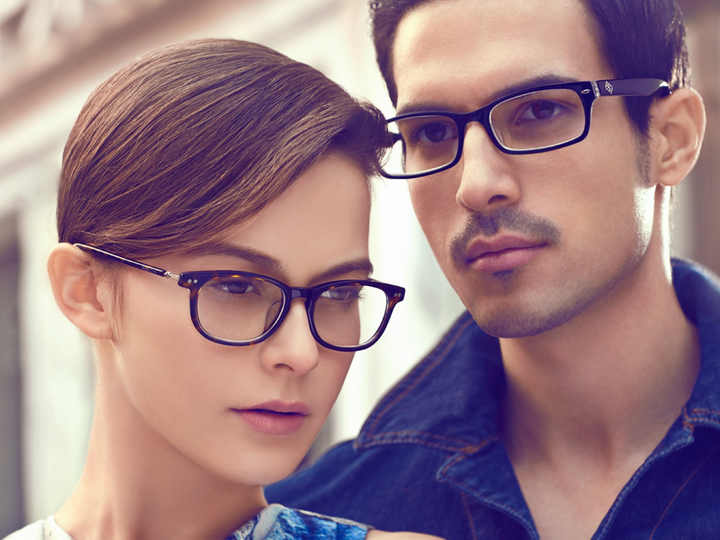 眼镜模特海报 眼镜促销海报 眼镜店灯箱画80*60厘米可定制002