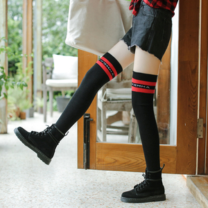 日系学院风高筒袜
