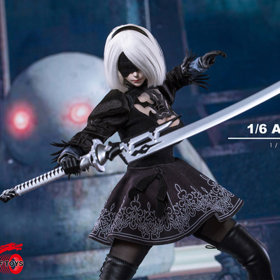 接单tf toys 尼尔机械纪元 2b姐姐 ps4游戏人物 1/6兵人手办服装