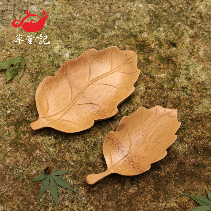 竹制茶勺 赏茶荷 雕花茶则 杯垫 杯托 茶铲 茶道配件