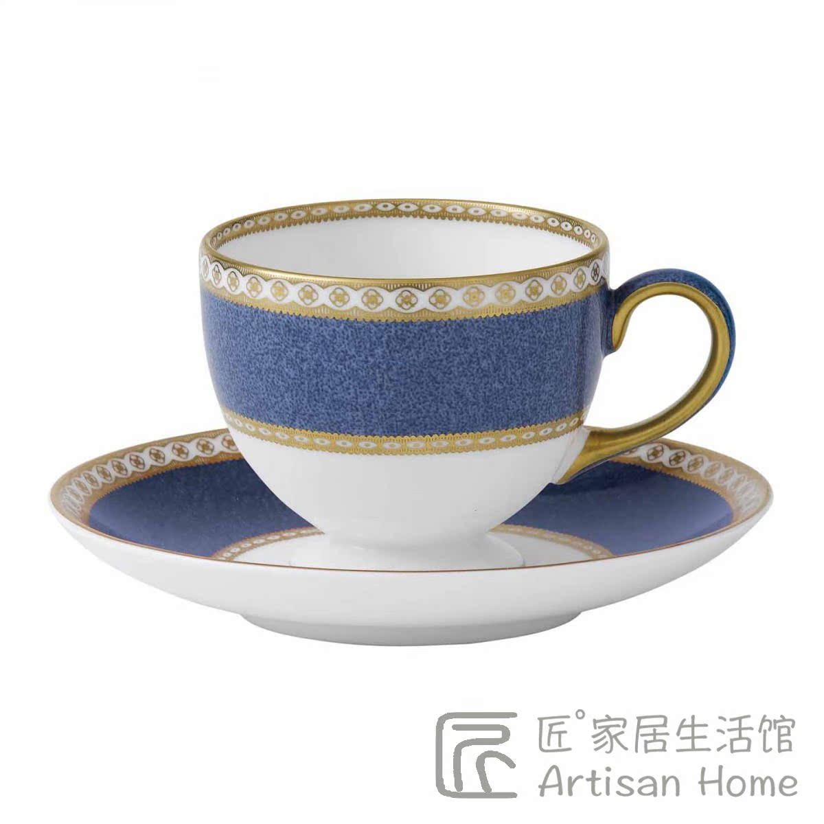 英国wedgwood咖啡杯高档骨瓷bentley ulander powder blue班特利