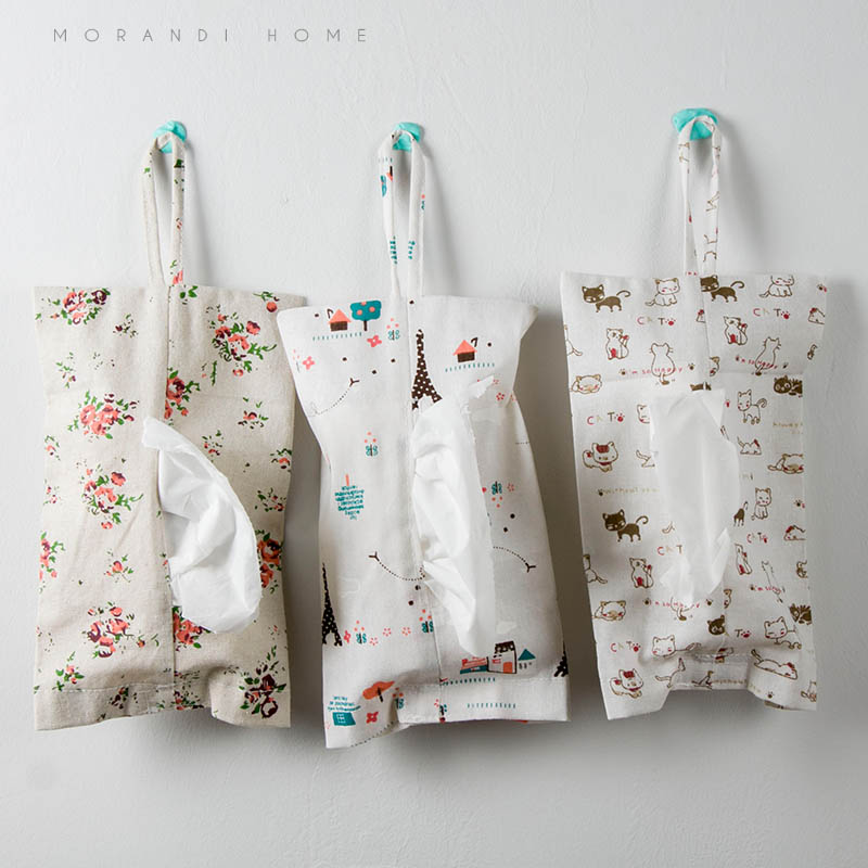 正品[纸巾盒 布艺 挂]布艺纸巾盒diy评测 手工制