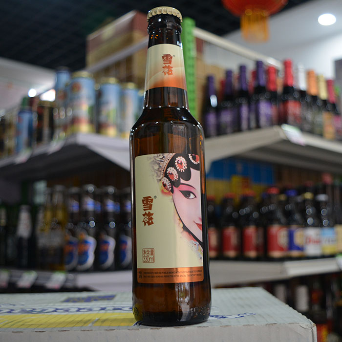 【一瓶包邮】雪花啤酒脸谱8°花旦330ml 瓶装