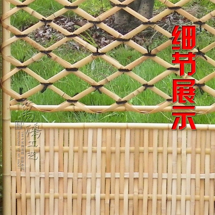 【户】日式竹篱笆门 庭院竹门 竹栅栏 手工竹制品 庭院装饰96231