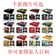 Slim贴纸主机炫彩保护卡通贴痛贴 2手柄贴纸来图可自定义定制 PS4