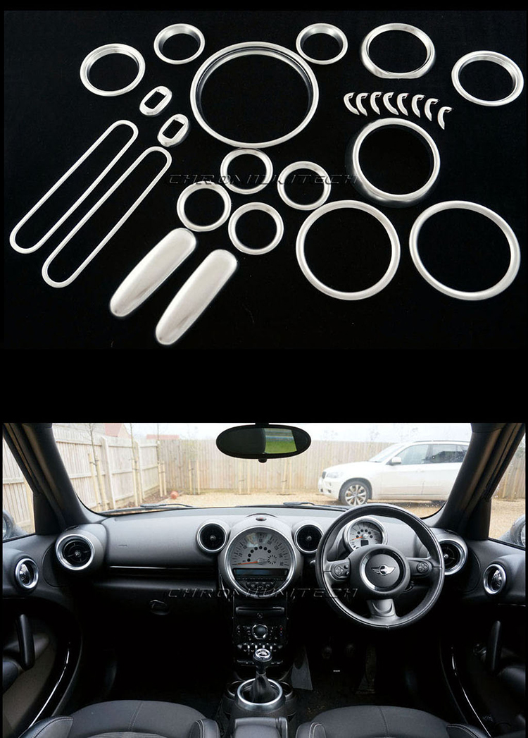 宝马迷你 mini cooper r60,r61 13款专用台湾珍珠糯电镀27件套