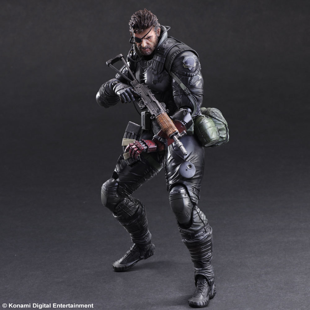 pa改 play arts playarts改合金装备v5幻痛 snake斯内克 手办模型