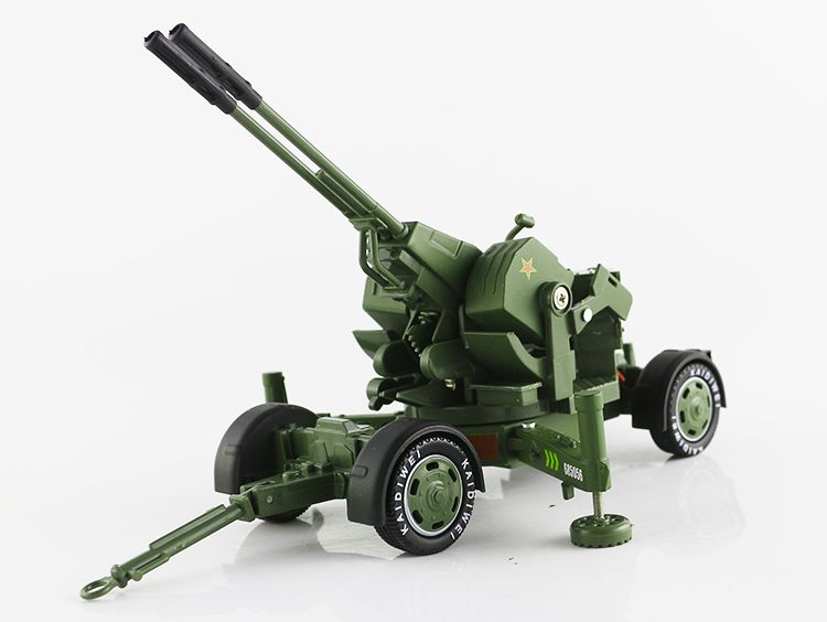 凯迪威合金模型90式高射炮双管连射机关炮防空炮中国军事模型