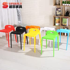 简约现代塑料凳子马椅凳时尚餐椅凳家用凳子创意餐椅凳备用小椅凳