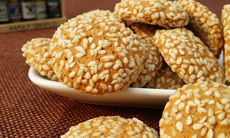 徐州特产 芝麻金钱饼 芝麻饼 徐州老八样 250g 传统糕点年货