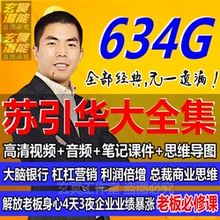 总裁商业思维 大脑银行企业管理培训视频老板必修课程 苏引华全集