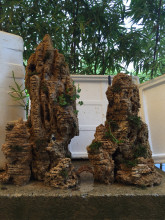 天然加湿器 风水假山石头化石 家居办公 上水石原石 大型吸水石