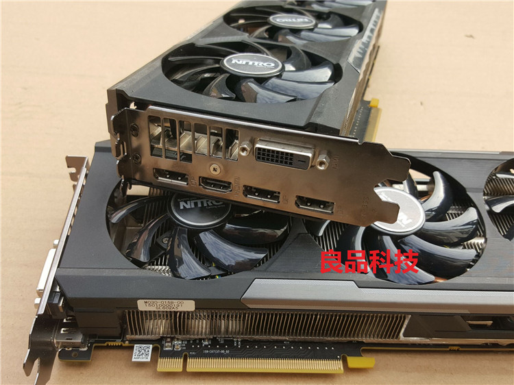 蓝宝石r9 390 8g超白金怪物猎人毒药黑钻游戏显卡一键