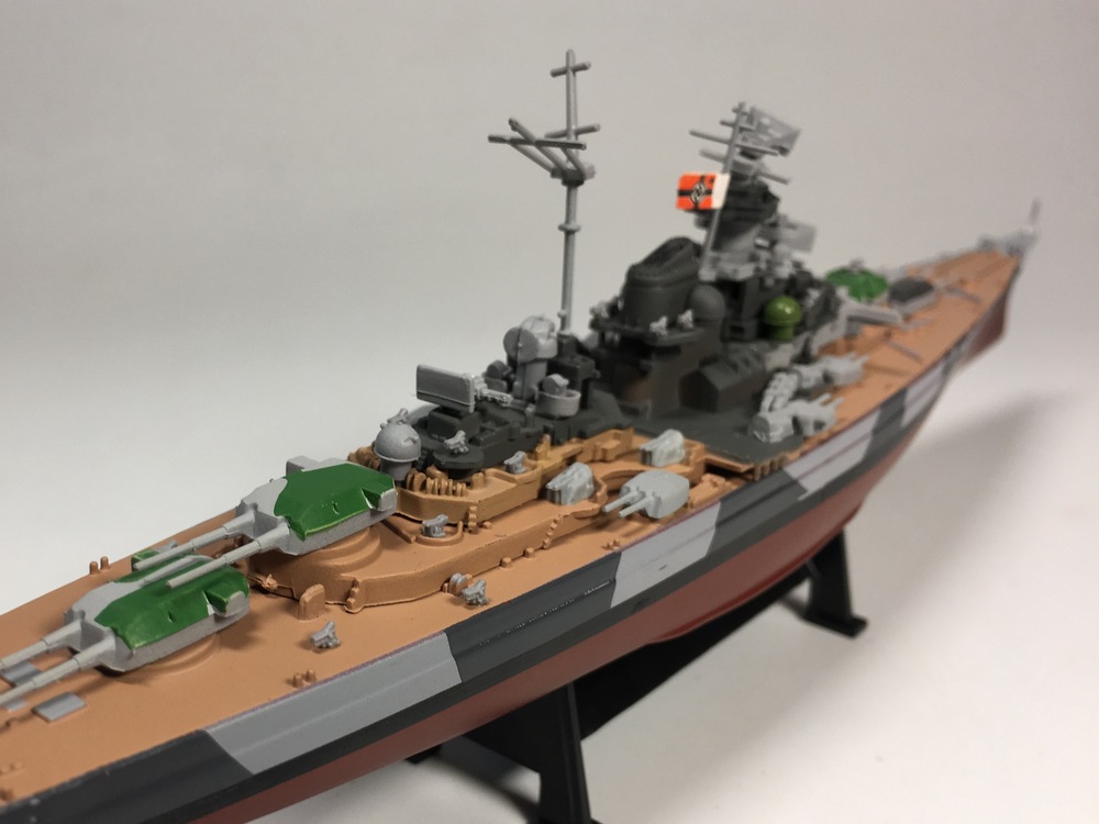 1:1000 tirpitz 1942 二战 德国提尔皮茨号战舰 模型