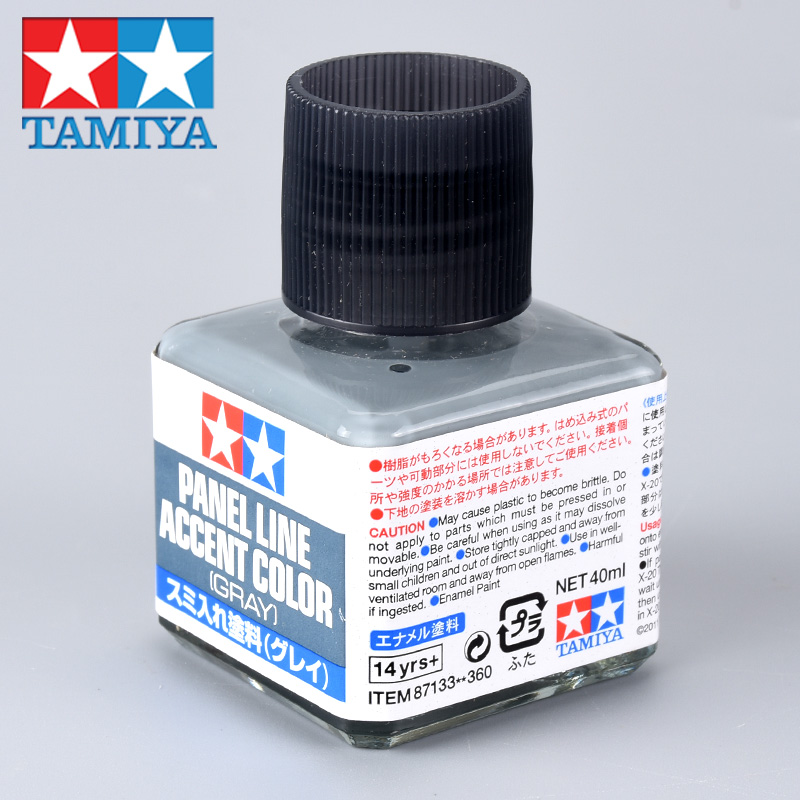 【评头论足 】田宫渗线液/渍洗液 油性40ml 高达模型 上色工具