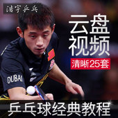 自学打乒乓球教程云盘乒乓球训练技术学习 乒乓球教学视频25套