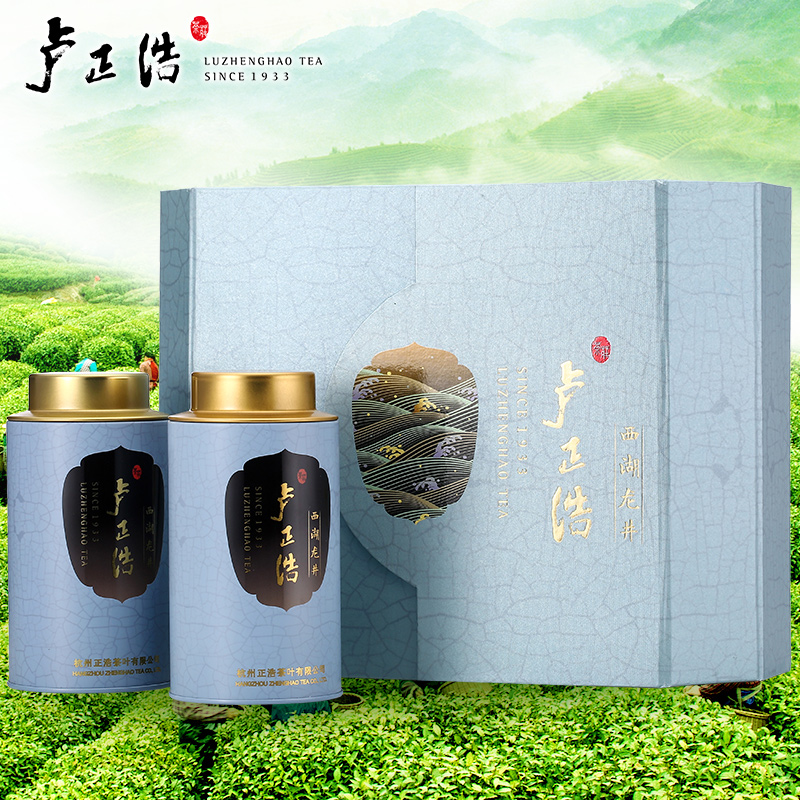 卢正浩绿茶特级明前AA西湖龙井茶叶春茶礼盒装250克2016龙井新茶