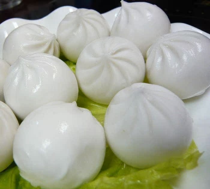 重庆火锅食材新鲜 火锅配菜品新鲜食材 水晶糯米包子水晶包子10个
