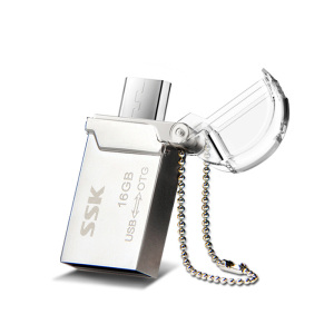 SSK飚王手机电脑两用U盘