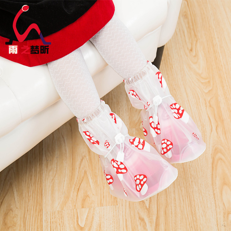 幼儿园宝宝加厚底防滑耐磨便携雨鞋玩水防水鞋