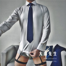 白领西服衬衣上衣防皱防滑衬衫 性感吊袜带 男女通用正装 新款