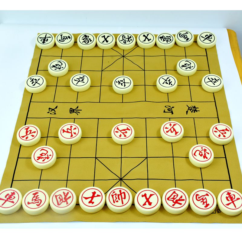 中国象棋套初学者儿童学生成人大号家用仿实木象棋