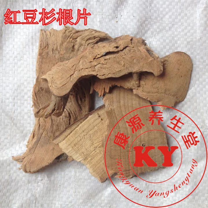 红豆杉树根 中药材 野生南方红豆杉树根 原树根 500g包邮
