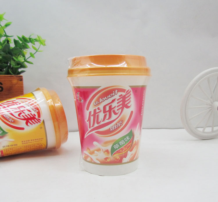 杯装优乐美奶茶80g 速溶冲剂粉饮料吸管椰果果冻奶茶饮品