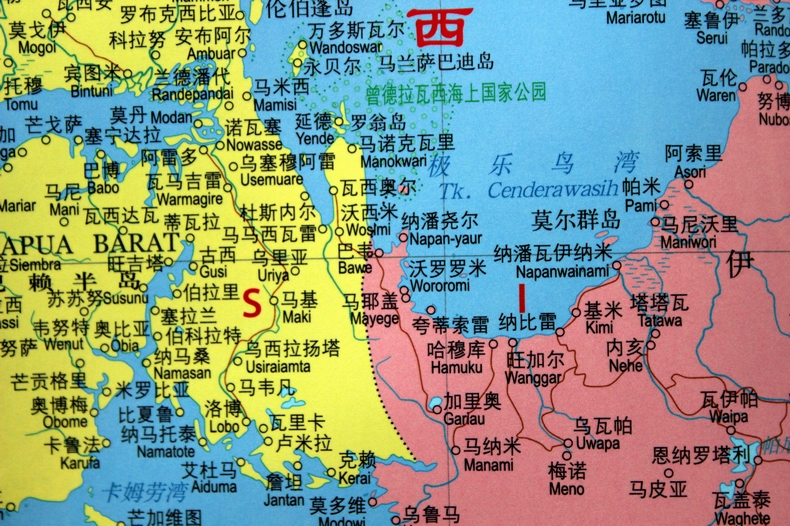快速发货印度尼西亚 东帝汶地图 世界分国地图系列 地图 汇集人文地理