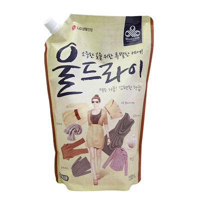韩国进口LG中性洗衣液 棉毛丝绸内衣孕妇儿童