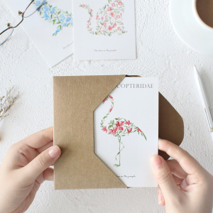 文艺小清新盒装明信片30张