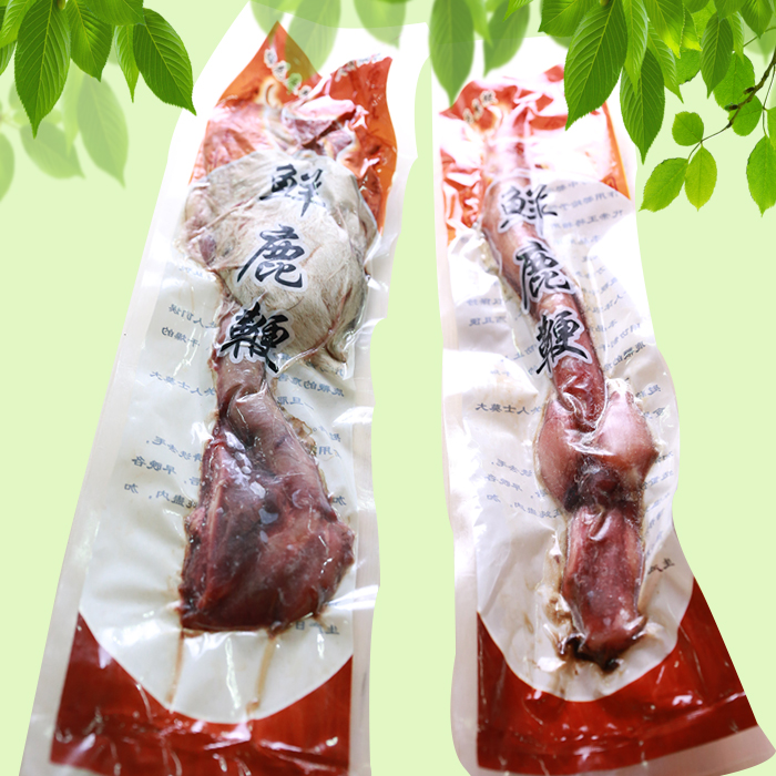 东北特产梅花鹿产品新鲜鹿鞭梅花鹿鹿鞭鹿鞭整枝特价450元包邮