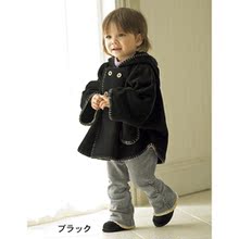摇粒绒披风宝宝婴儿披肩斗篷外出服坎肩A263 9.9吐血清仓春秋款