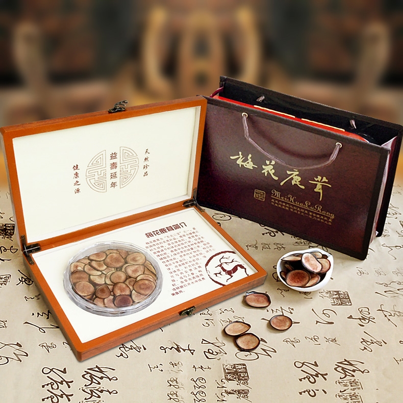 宝丰源  吉林长白山鹿茸半腊片 鹿茸片礼盒 东北特产 新货好货
