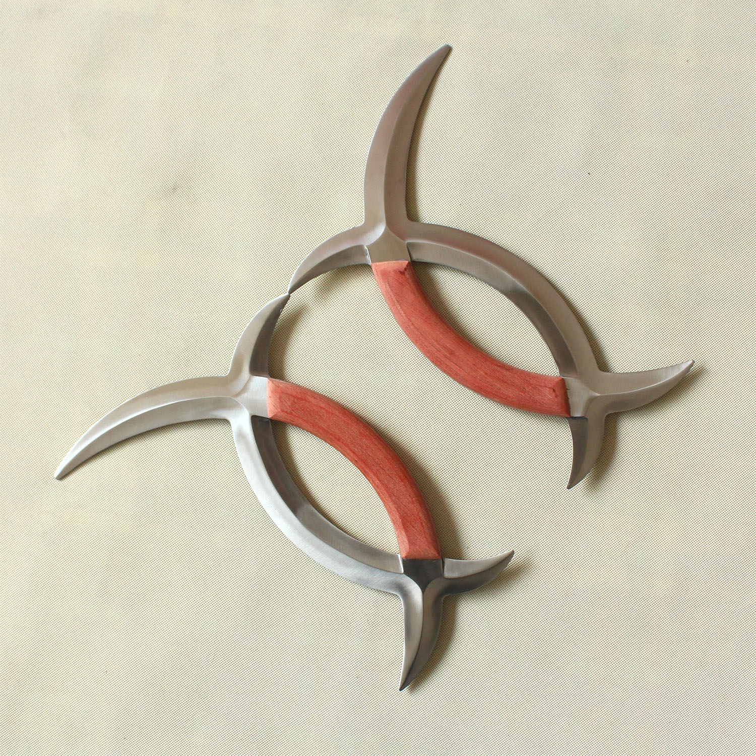 正品打折包邮不锈钢双钺八卦子午鸳鸯钺鸡爪钺