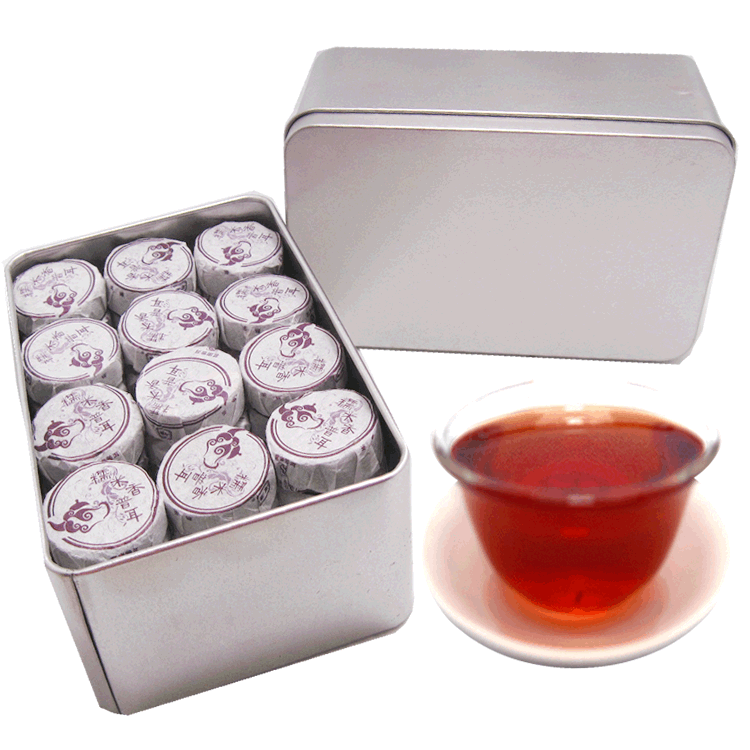 茗康糯米香普洱茶熟茶迷你小沱糯香茶叶普洱沱茶玉饼特价买2包邮