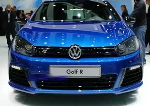 实体店 高尔夫6pp塑料前杠 golf6改装大众r20大包围 带led灯