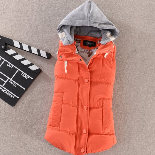 热销女<em>马夹</em> 时尚 春秋女款 <em>棉马甲女短款</em> 女士马