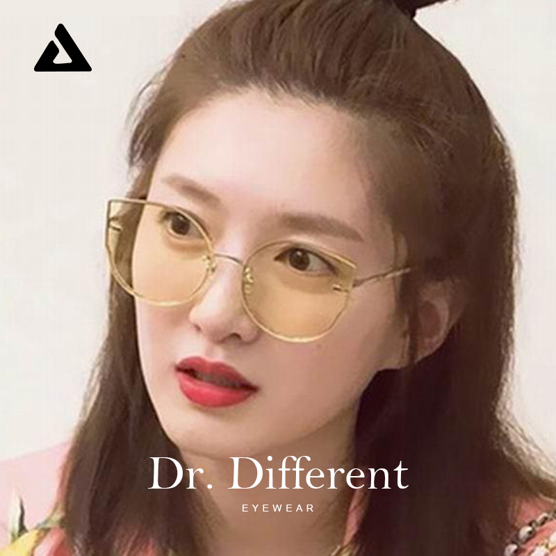 帝迪2017新款猫眼装饰眼镜韩国太阳镜圆脸明星网红同款墨镜女潮