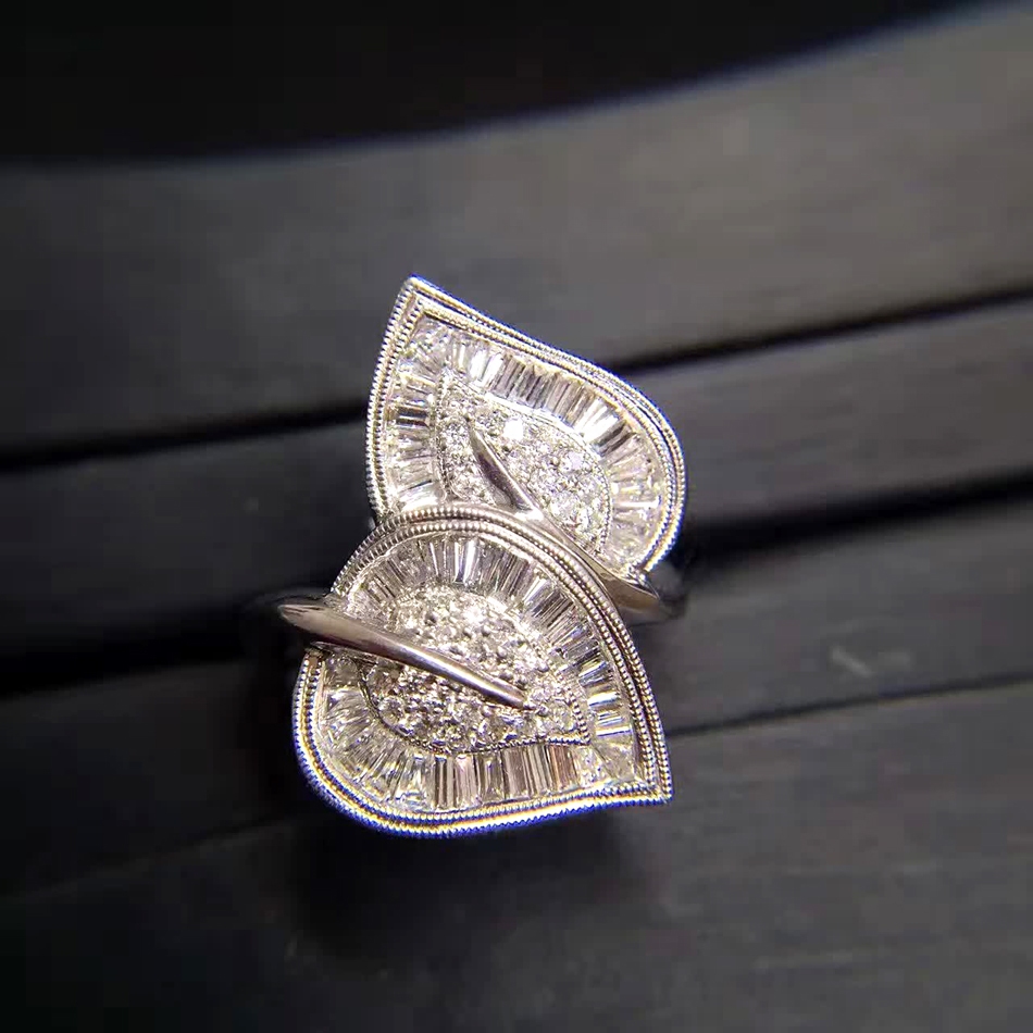 正品[珠宝 白金 戒指]周六福珠宝白金戒指评测 