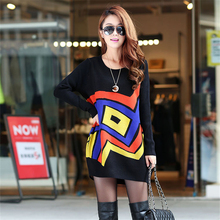 秋冬新款高领<em>貂绒</em>衫女<em>毛衣</em>中<em>长款宽松</em>针织打底