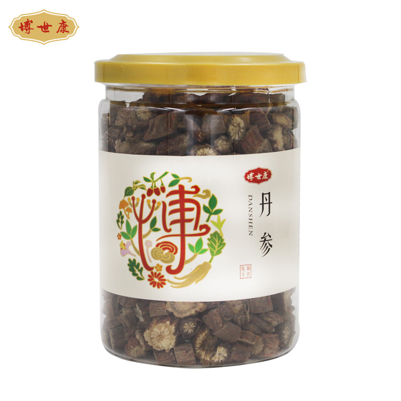 博世康 湖南怀化优质精选中药材丹参断 野生丹参保心茶200g罐装