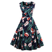Sexy Party summer Dress 2017 Dresses Vintage 连衣裙大摆裙
