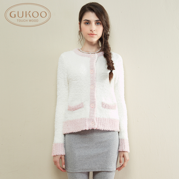正品女<em>睡衣</em>上装 Gukoo 果壳<em>睡衣</em>女秋季长袖 雪