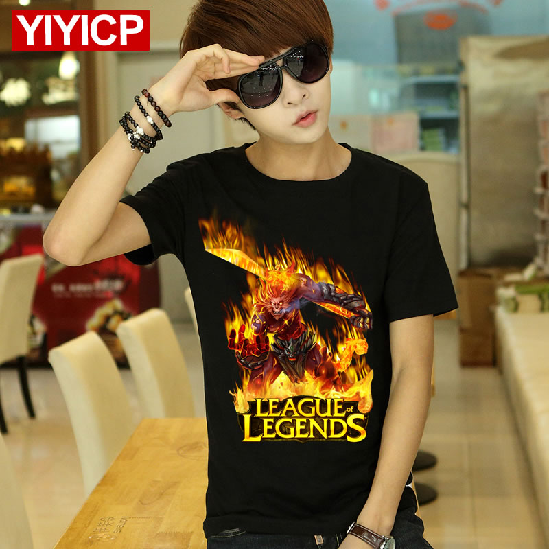 【天天特价】英雄短袖T恤衫联盟王者LOL荣耀