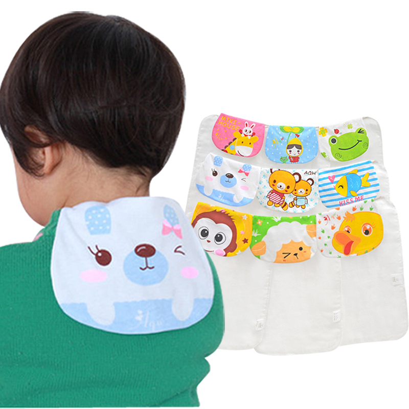 7条装儿童吸汗巾垫背巾婴儿宝宝隔汗巾纯棉6