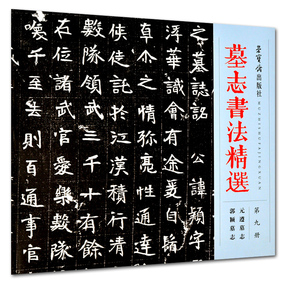 正版包邮 墓志书法精选(第9册元遵墓志郭颖墓志) 荣宝斋出版社 书法