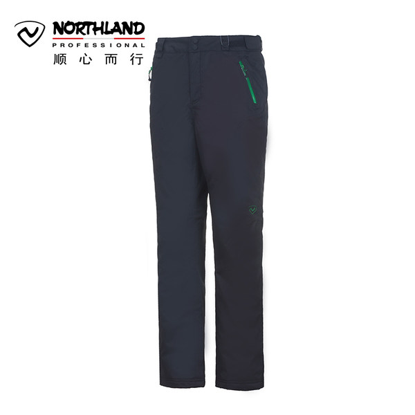 诺诗兰NORTHLAND秋冬户外男冲锋裤加厚保暖防泼水登山裤GS035725