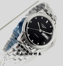 瑞士原装 L4.799.4.57.6 浪琴军旗系列双日历自动机胸斜恚ㄕ品
