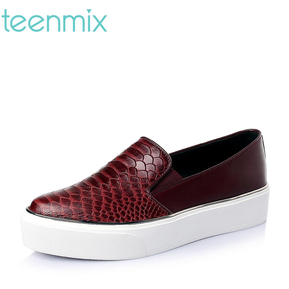 teenmix/天美意2016春季专柜同款蛇纹女鞋i720dam6 专柜2